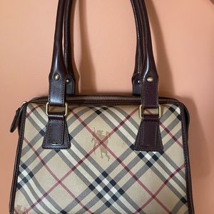 Burberry Nova Check Haymarket Handbag